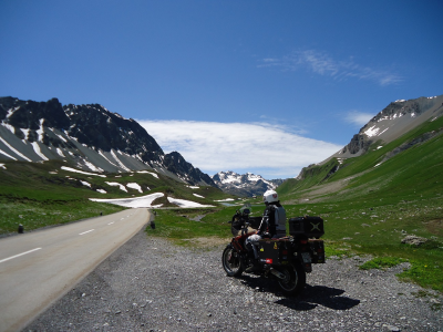 Col du pt St Bernard, French Borders